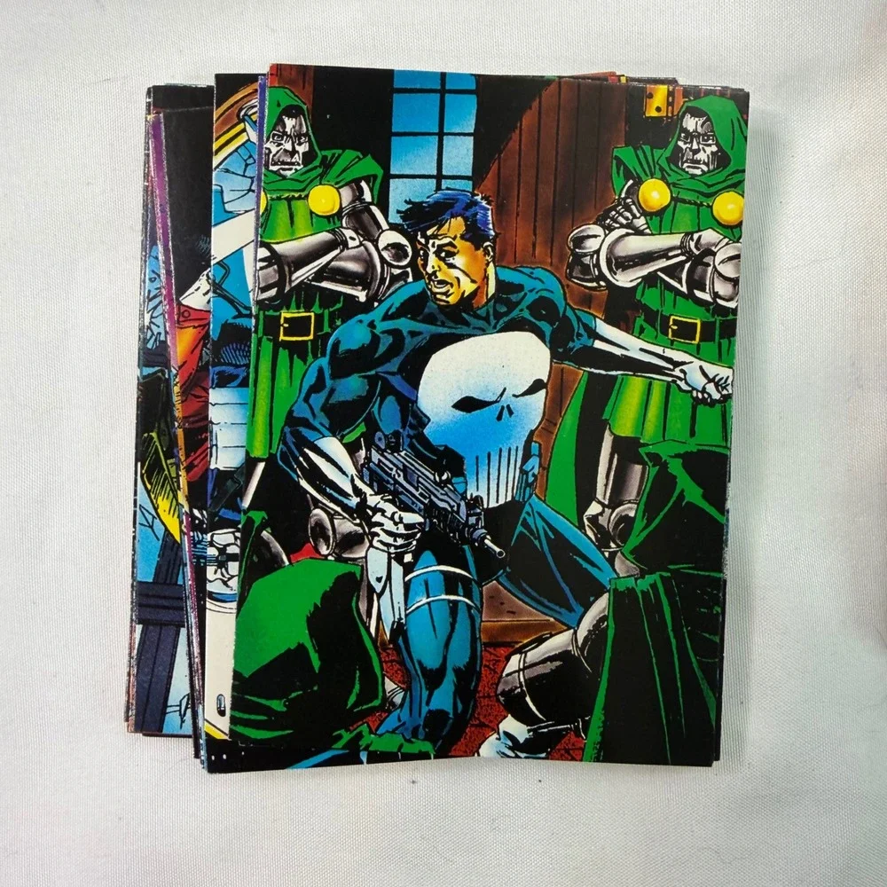 1992 Marvel The Punisher War Journal Entry 90 Trading Card lot Jim Lee